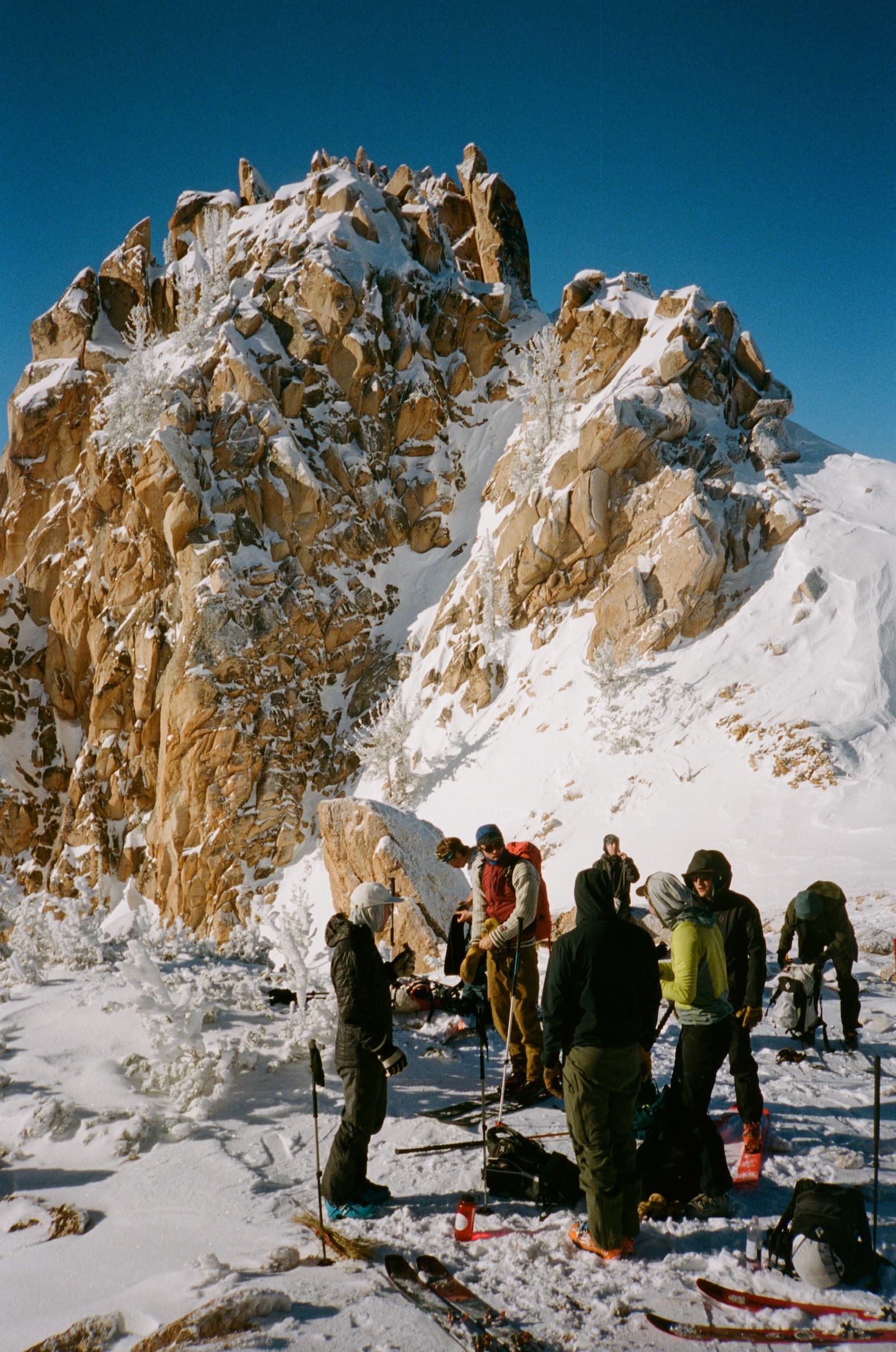 Group photo in Sawtooths